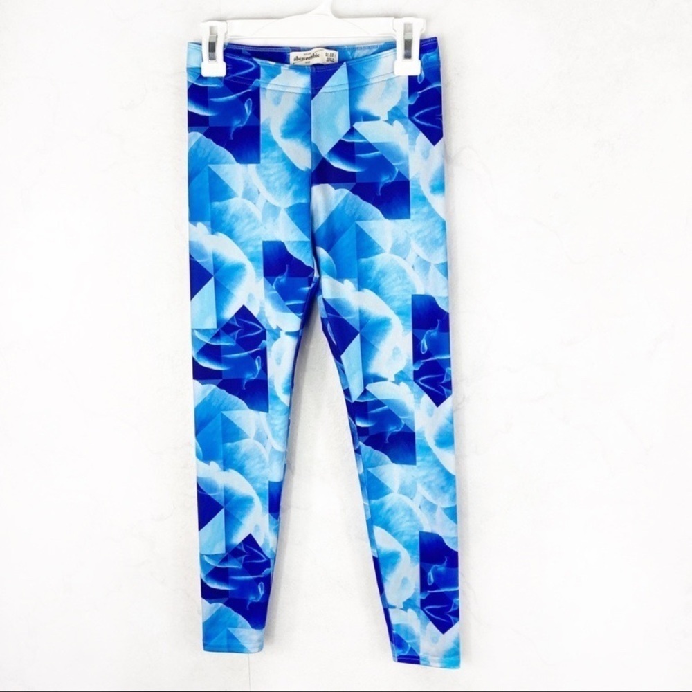 [Abercrombie & Fitch] Blue Pattern Leggings